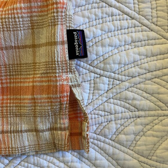 PATAGONIA ORGANIC COTTON MEN'S SZ MEDIUM SS CASUAL SHIRT - Picture 7 of 8
